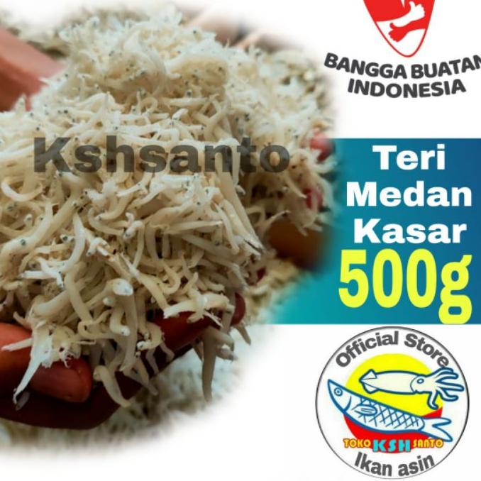 

➯ Ikan asin teri medan kasar-500gram ♛