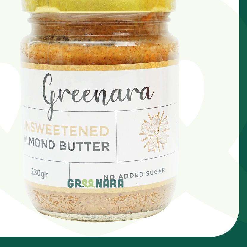 

♜ Greenara Homemade - Unsweetened Almond Butter / Selai Almond ❆