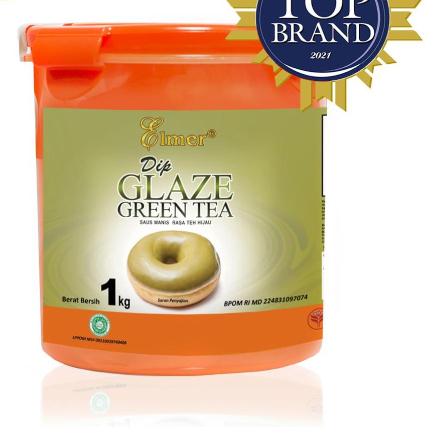 

➲ Elmer Dip Glaze Greentea 1 kg | Topping Donat | Selai Roti ✤