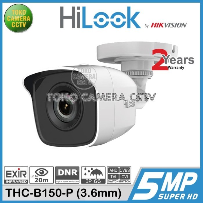 CAMERA CCTV HILOOK 5MP THC B150 P KAMERA CCTV OUTDOOR HILOOK 5MP