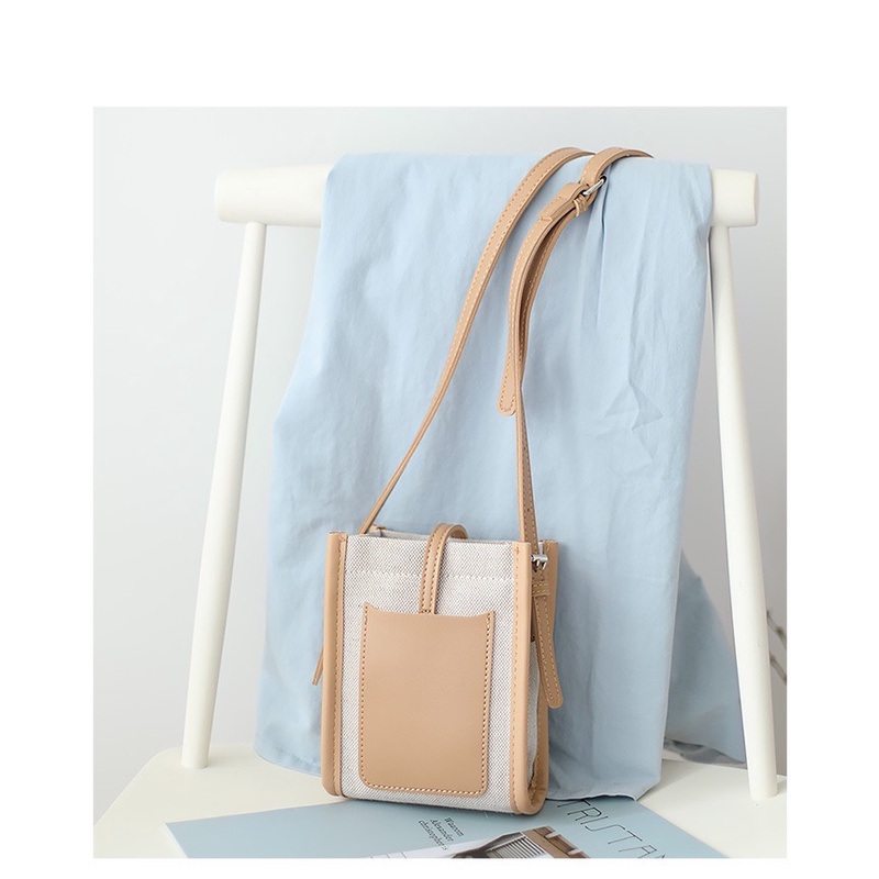 NAOMI - Callista Phone Bag Impor - Tas HP Canvas Premium - Tas Fashion Wanita - Naomi Bag - Tas mini = Tas Simple - poppihola mini bag - phone bag - dikau - tas canvas - tas hp - tote bag