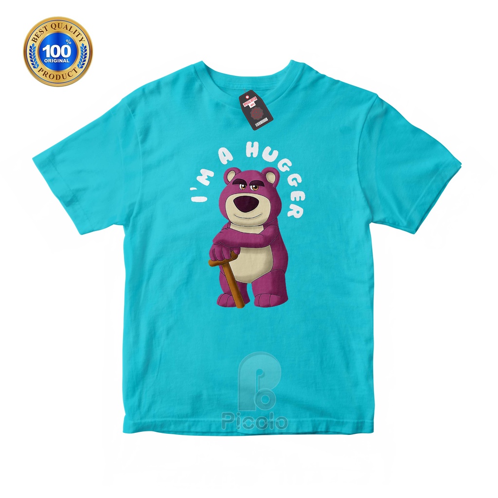 (FREE NAMA) BAJU KAOS ATASAN ANAK MOTIF LOTSO TOY STORY UNISEX Bahan COTTUN