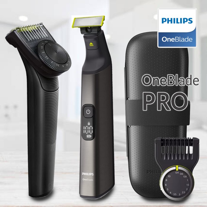 Terlaris Philips Oneblade Pro, Rechargable Trimmer & Shaver