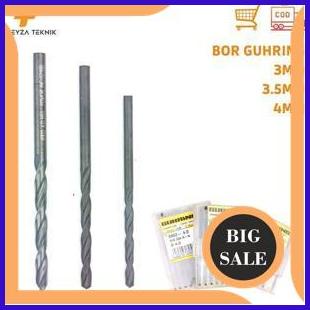 tools n parts Mata Bor Besi 3mm 3.5mm 4mm HSS Powerline Guhring 1F3B23