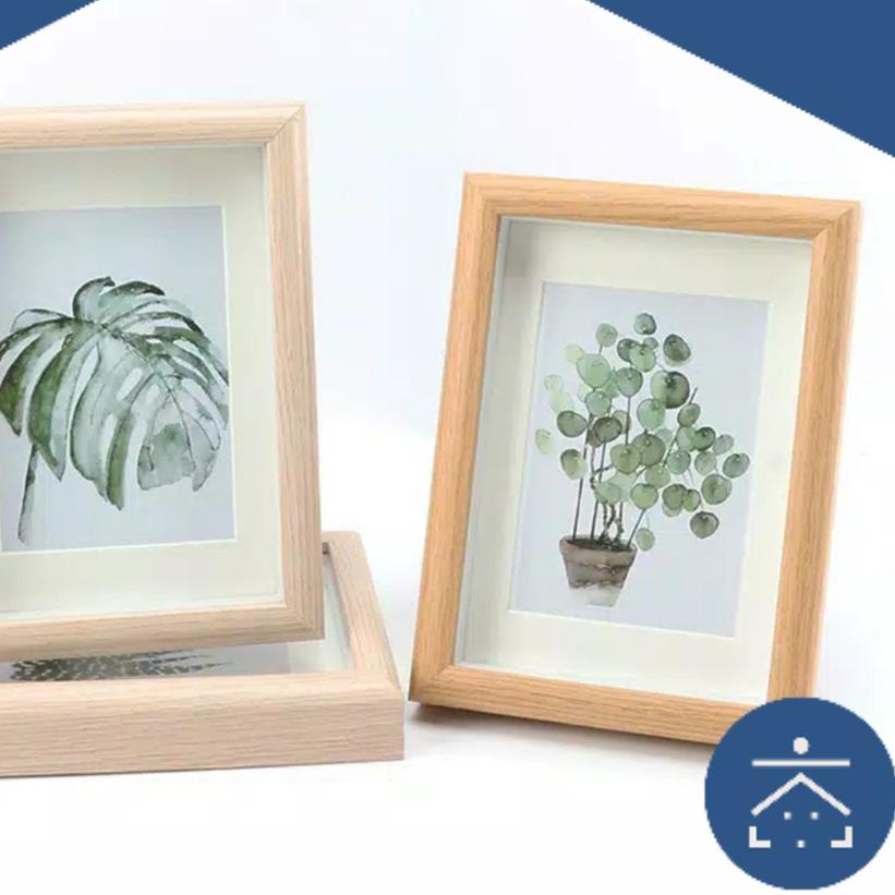 ➶ Kunataruma - Hiasan Dinding Kamar Tidur Frame Bingkai Foto 3R 4R Gantung Meja Ruang Tamu Rumah ▲