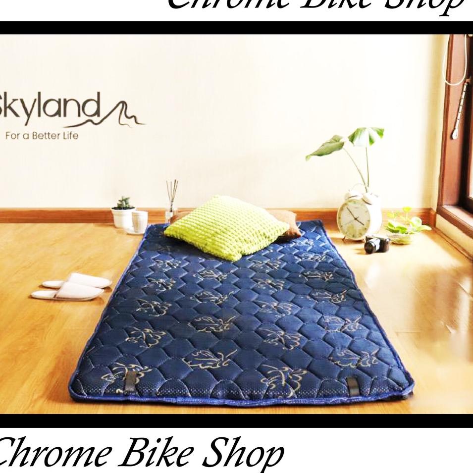 ➼ Kasur Lantai Kasur Gulung Busa Foam SKYLAND LUX Travel Bed Portable Lipat Murah Nyaman Anti Kempes
