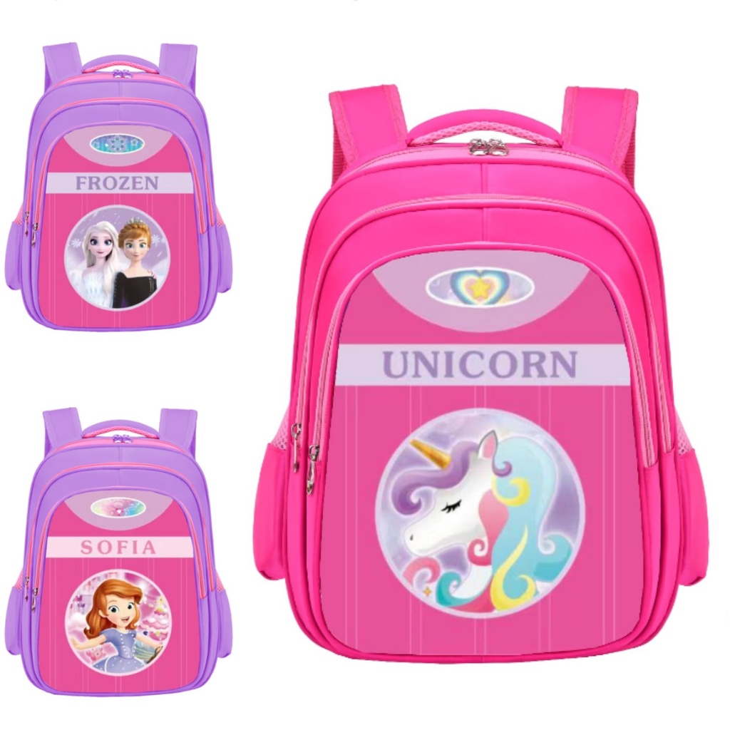 NEW TAS RANSEL ANAK SEKOLAH TK &amp; SD IMPORT 3D 00110-00117/00300-00307