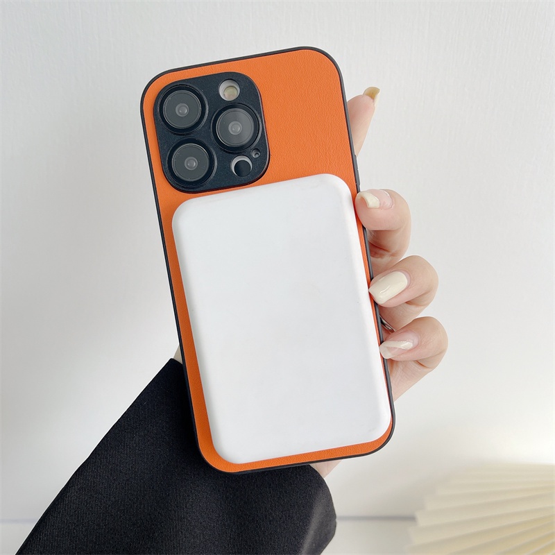 IPHONE Casing Ponsel Sederhana Dan Berkualitas Untuk Iphone14 13 12 11 Pro Max Plus Kulit Lensa Magnetik All-inclusive Jatuh Dan Shockproof Penutup Belakang