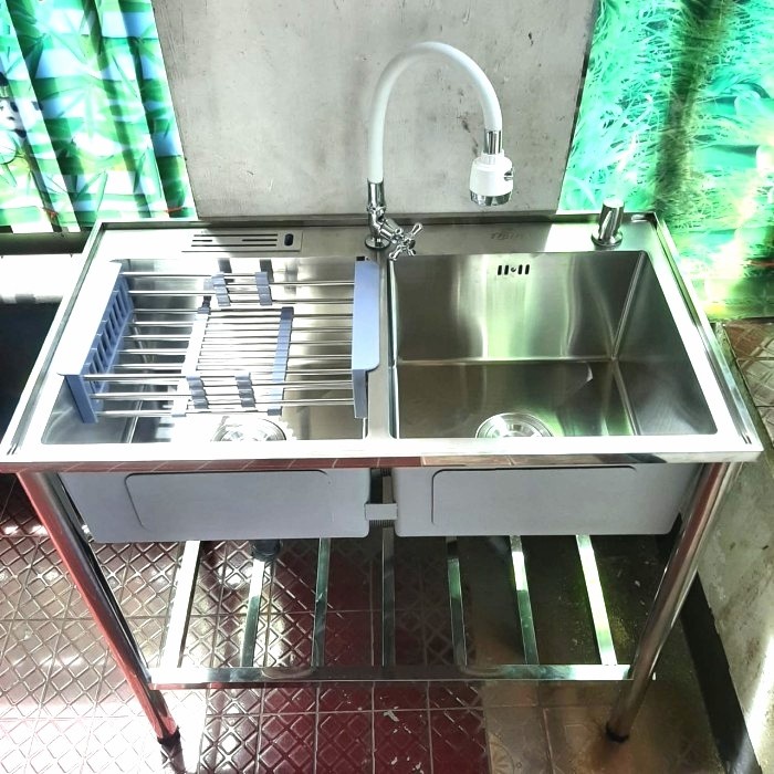 bak cuci piring tebal/bak cuci piring meja/bak cuci piring portable