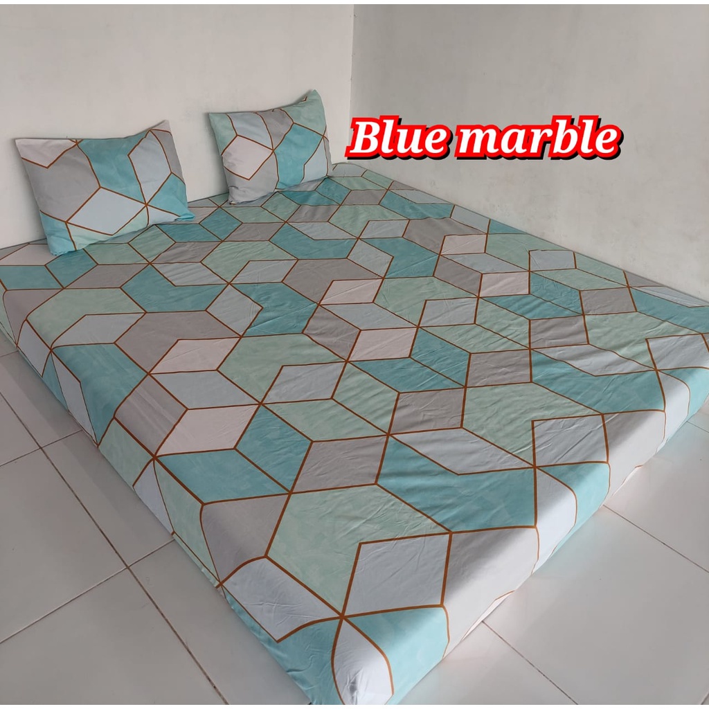 Seprei Aesthetic Marble Pink Tosca Ukuran 200x200 180x200 160x200 120x200 100x200 90x200 Bahan Adem dan Lembut