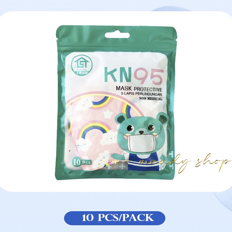 Masker Anak KN95 Duckbill 5 PLY Usia 3 - 12 Tahun