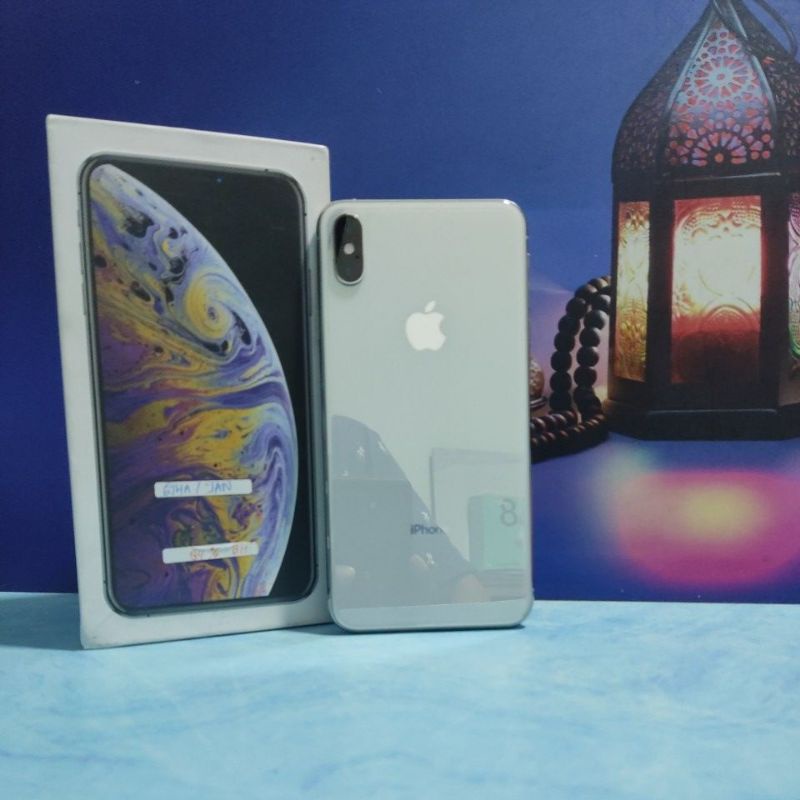 IPHONE Xs Max 64GB 256GB Ex GARANSI INTER SECOND FULLSET