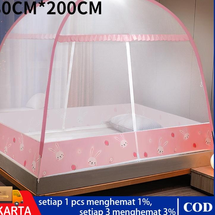 ✧ 180CM/200CM Kelambu Tenda / Kelambu Lipat Kelambu Anti Nyamuk, Kelambu Bayi, kelambu tidur 2M Mosq