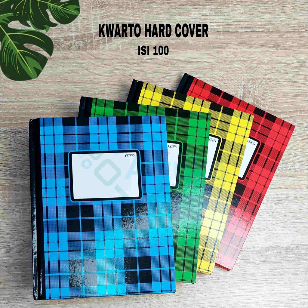 

Buku Tulis / Buku Catatan Kwarto Hard Cover Kiky Isi 100 Lembar