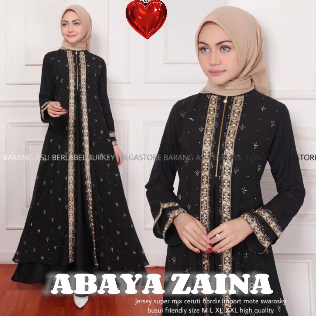 Bju Baju Gamis Games Dres Dress Terbaru Lebaran Remaja Wanita Perempuan Tahun 2023 Warna Hitam Putih