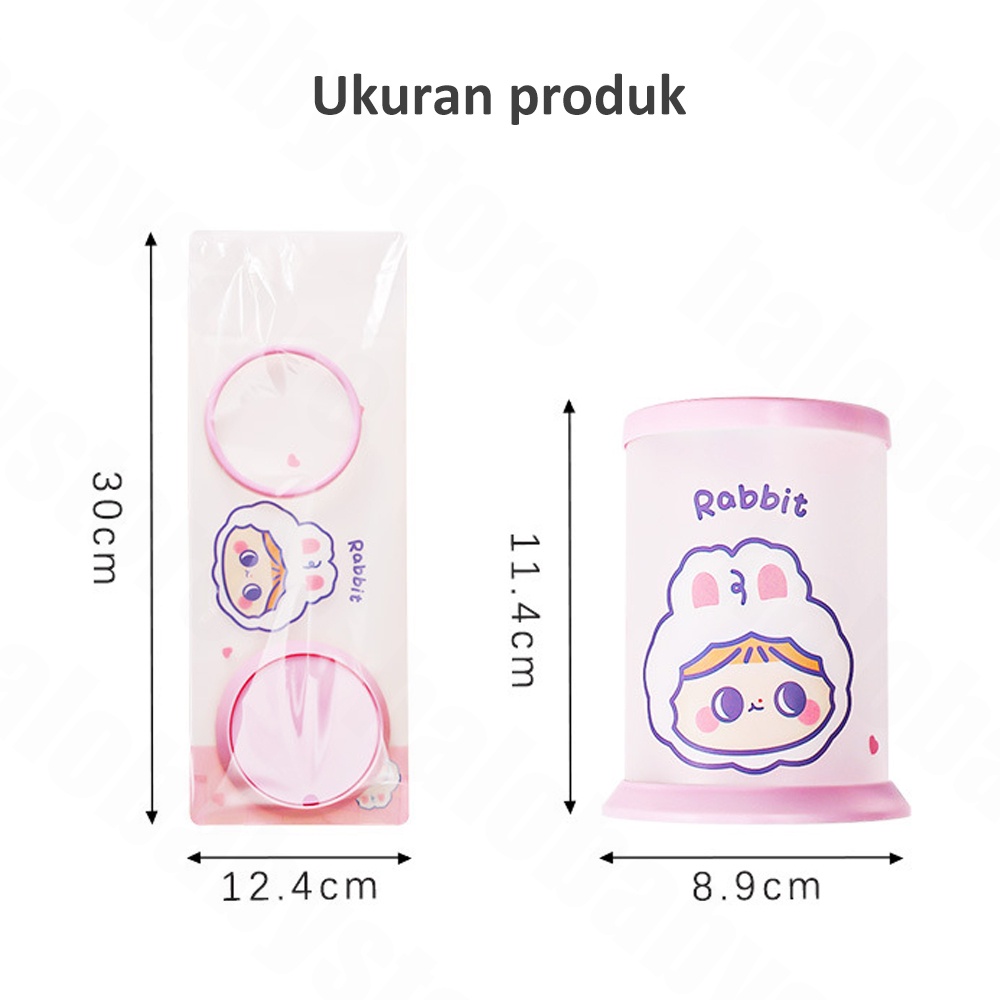 Halobaby Tempat Pen Plastik Lipat /Desk Organizer Kotak Pensil Pen Stand/Pen Holder Tempat Penyimpanan