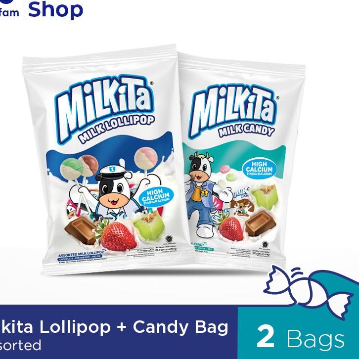 

➮ Milkita Lollipop dan Candy Bag Assorted Premium ✱