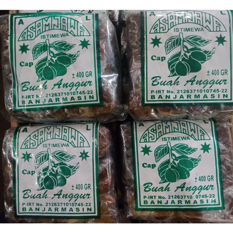 

ASAM JAWA BUAH ANGGUR +- 400 GR