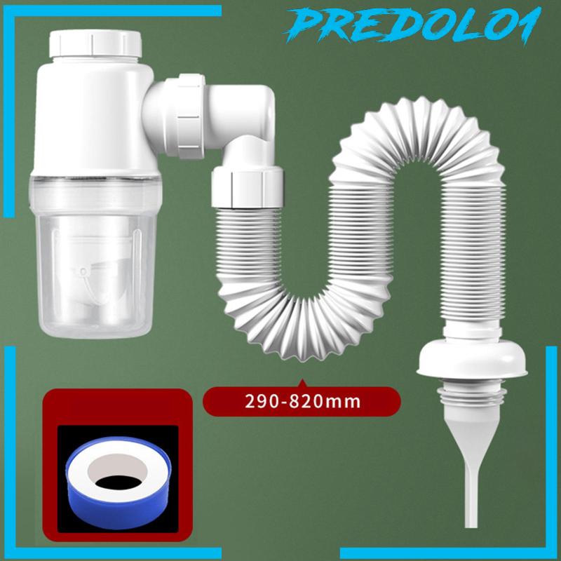 [Predolo1] Set Pipa Pembuangan Wastafel Profesional Tabung Drainase Accs Dapat Diperluas Untuk Rumah