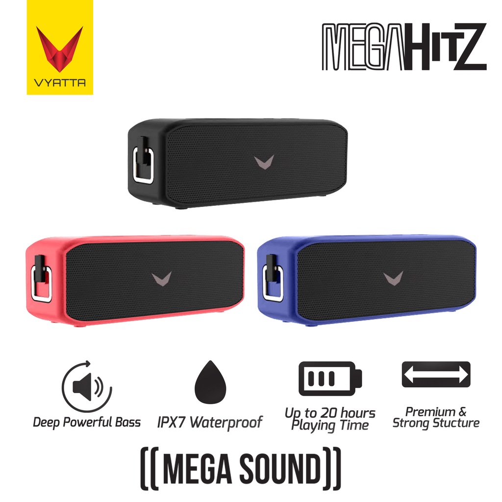 VYATTA MEGA HITZ TWS SPEAKER BLUETOOTH PORTABLE 20W WATERPROOF