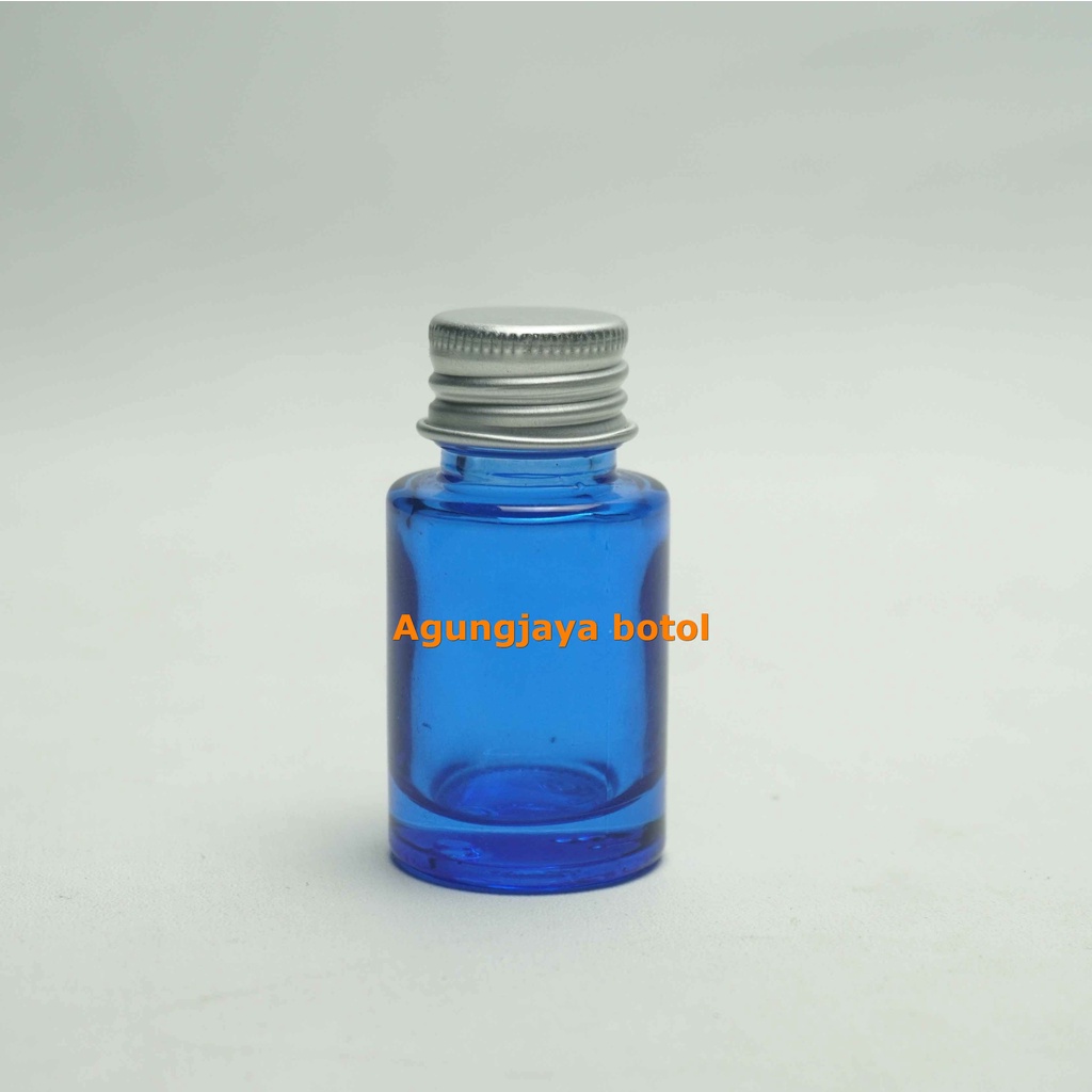 Botol Kaca Serum 15 Ml RF Biru Original Tutup Ulir / Botol Kaca / Botol Kaca Kosmetik / Botol Esenti