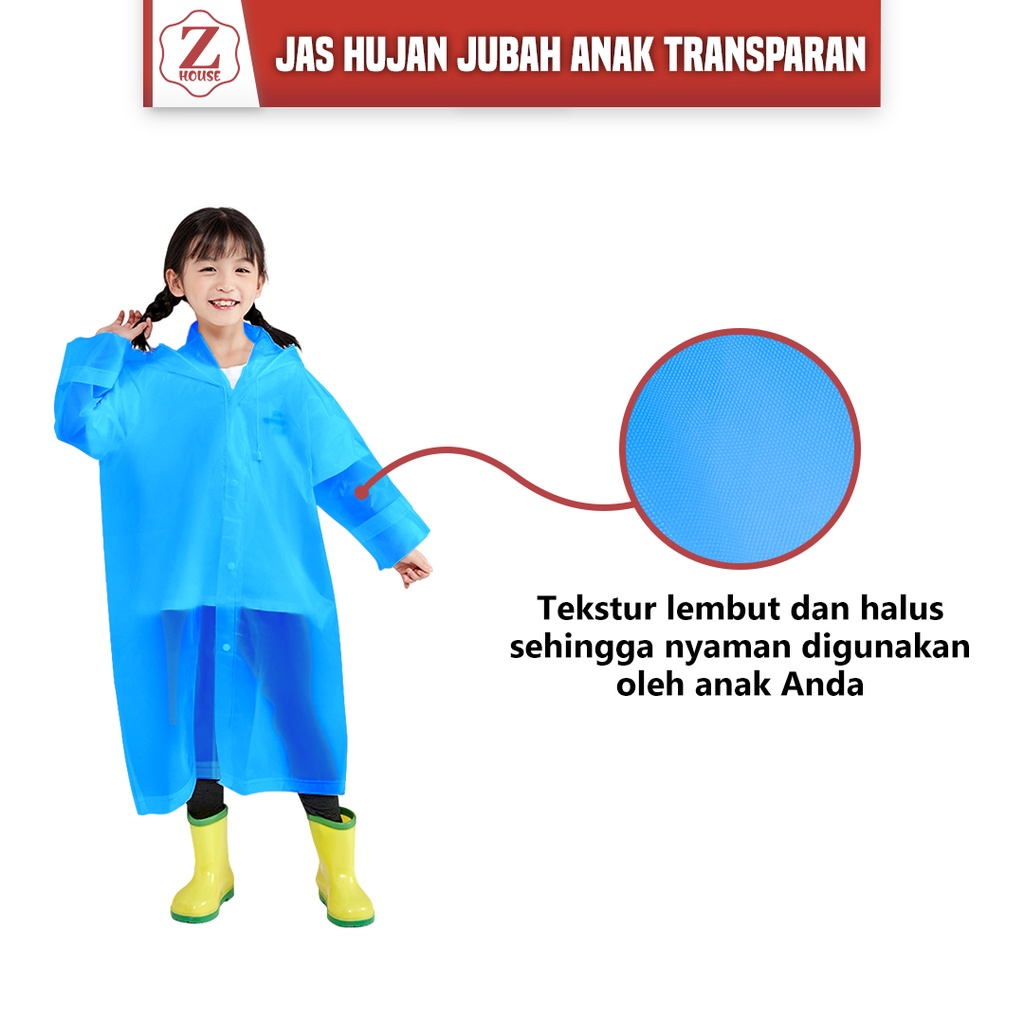 Mantel Hujan Setelan Anak Karakter Lucu Imut Jas Hujan Anak Jas hujan anak kecil eva murah kualitas bagus Jas Hujan Terusan Bahan EVA RAINCOAT Mantel Hujan Anak Dan Dewasa Semi Transparan Polos Murah Import Berkualitas