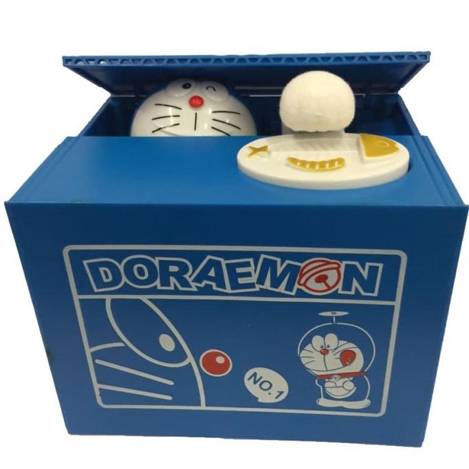 Doraemon Piggy Bank Coin Saving Box - Celengan Koin Bentuk Hewan
