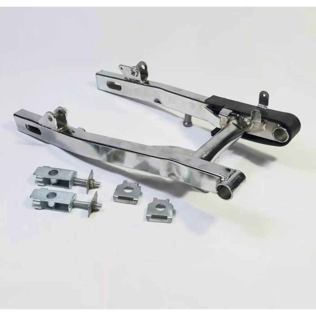 SWING ARM KAZE CROME SET KARET SET SETELAN RANTAI PNP CB GL MP BAHAN TEBAL MERK MSJ