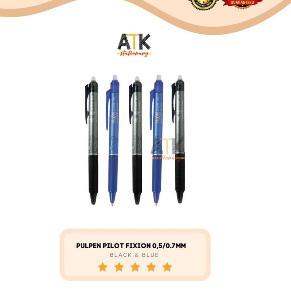 

Ready Stok Pulpen Frixion Pilot 0.7/0.5 ( pulpen bisa dihapus) atk serbuuu !