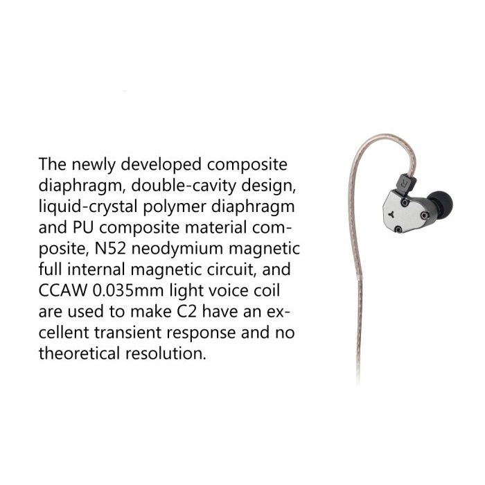 Tin HiFi C2 Mech Warrior LCP In Ear Earphone Monitor TinHifi