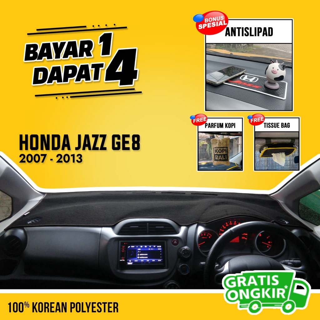 BELI 1 DAPAT 4 | Cover Dashboard Honda Jazz GE8 Pelindung Dasbor - Alas Taplak Dasbor aksesoris inte