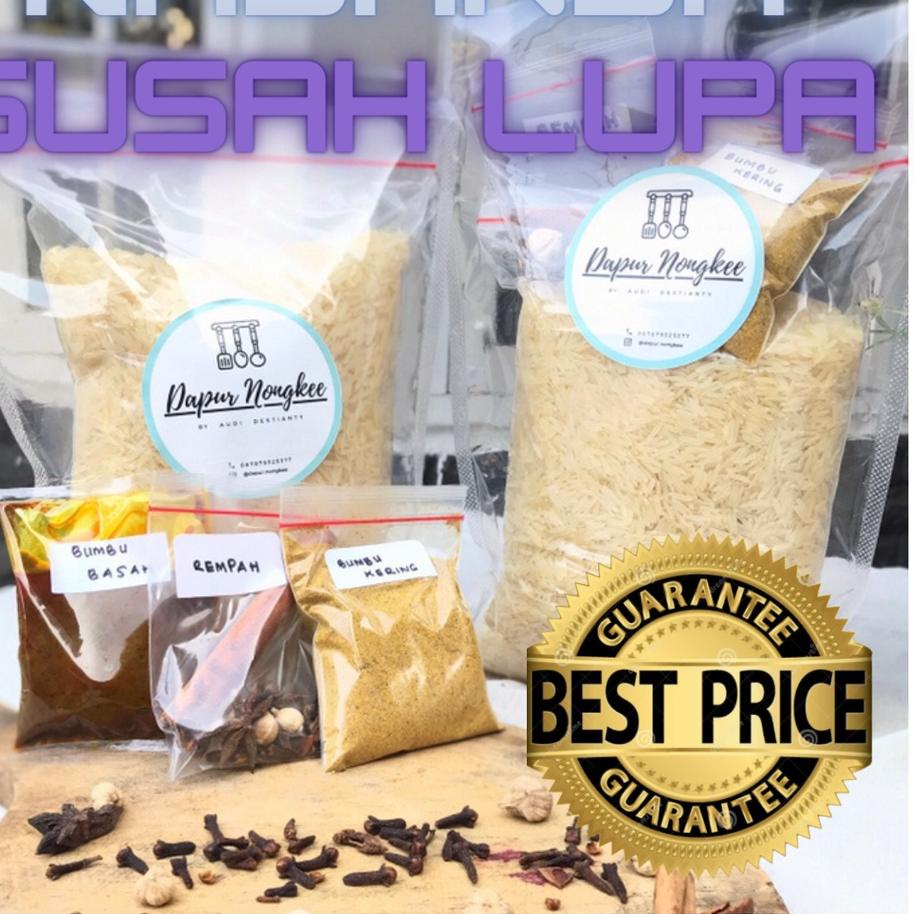

♦ Nasi Kebuli Instan , Beras Basmati 1kg lengkap dgn Bumbu Nasi Kebuli ❃
