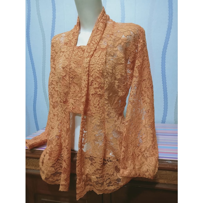 COD atasan baju kebaya nenek/ibu jaman dulu model kebaya kartini kutubaru bahan burkat bali lengan p