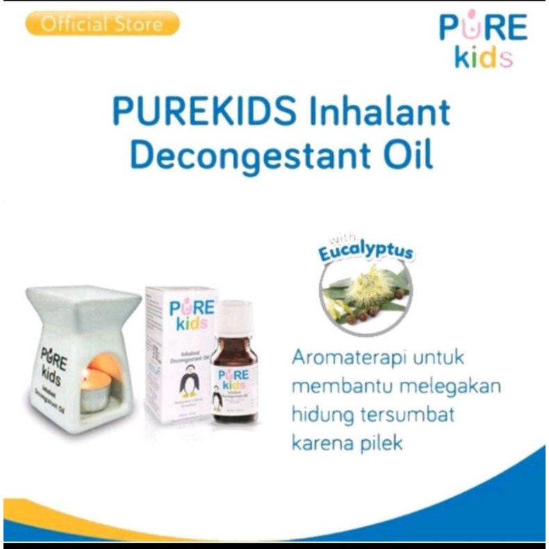PureBb / Pure kids package Inhalant / Free tungku dan lilin