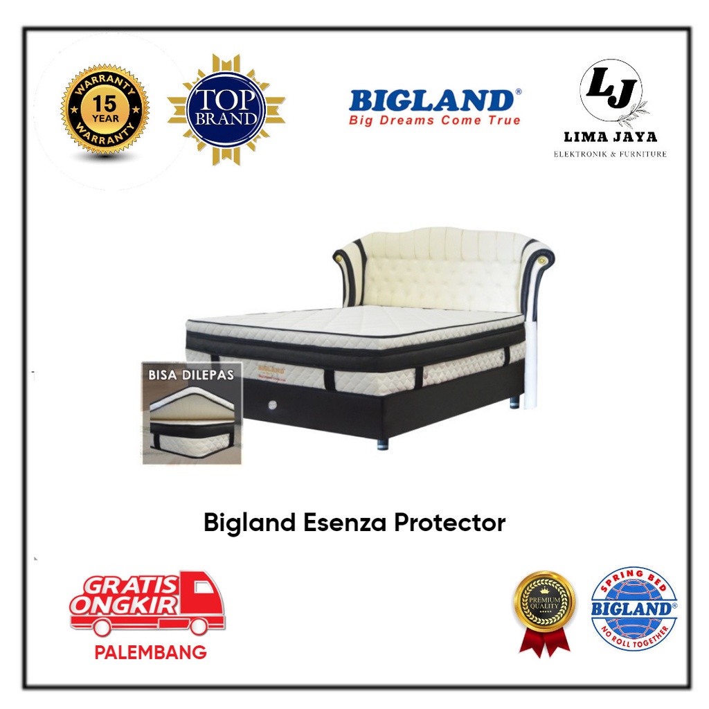 Matras Springbed Bigland Esenza Protector Kasur Springbed Bigland