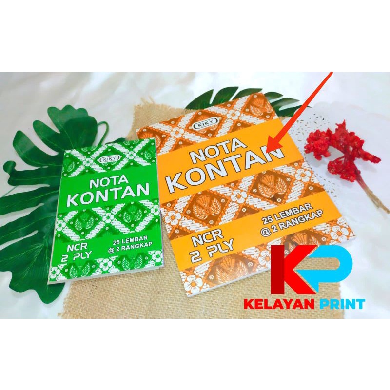 

NOTA KONTAN BESAR 2 PLY KIKY SATUAN