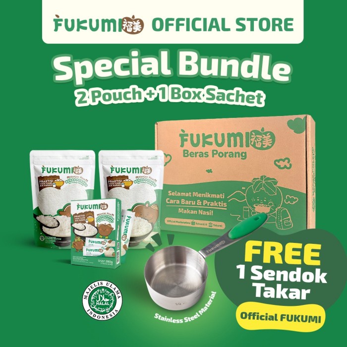 

(COD) Hampers Parsel Ramadhan Special Gift Bundle Beras Porang Fukumi