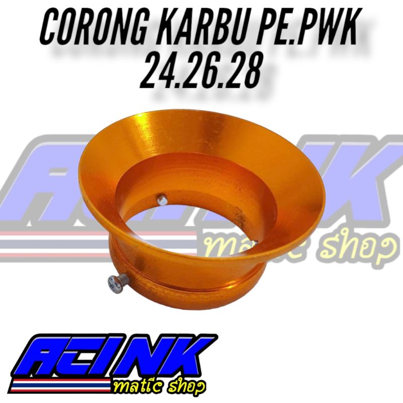 Corong Karbu Pe 28 26 24 pendek Velocity Corong Karbulator Pe Pwk 28 26 24