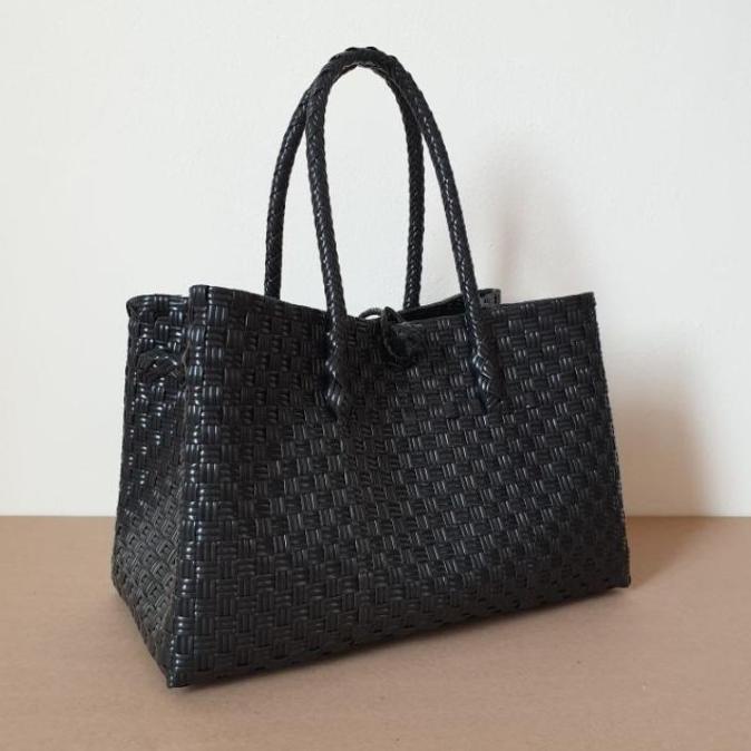 

NEW KIMMY BAG - TAS ANYAMAN PLASTIK PREMIUM, TAS PARCEL HAMPERS, HR646541T