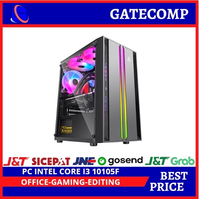 PC Gaming Intel  Core I3 13100F Gen13 (GTX 1650 4GB DDR6)   Multitasking Terbaik