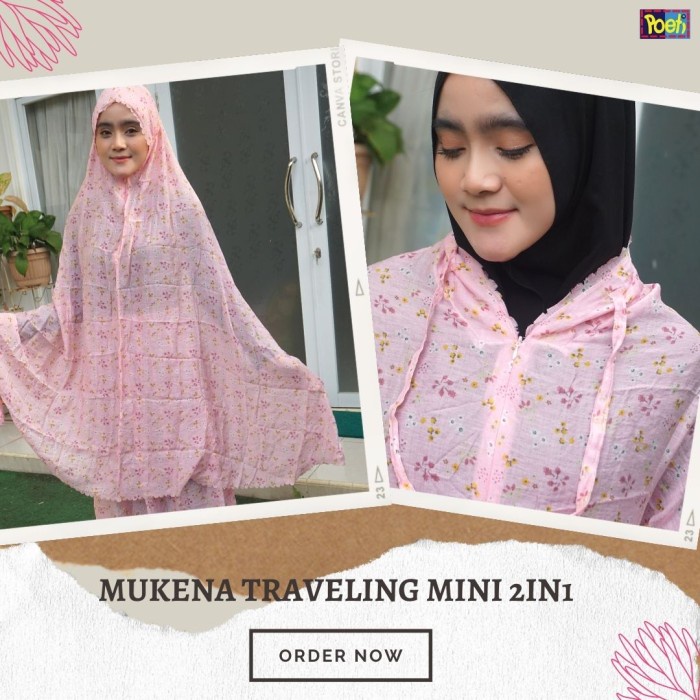 Mukena Silky Premium Poeti 20 SaleR36B