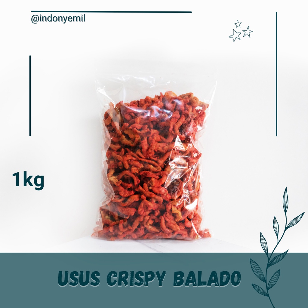 

1kg Usus Crispy Balado - Enak Empuk Renyah