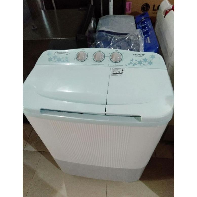mesin cuci 2 tabung sharp 8 kg ES-T80MW