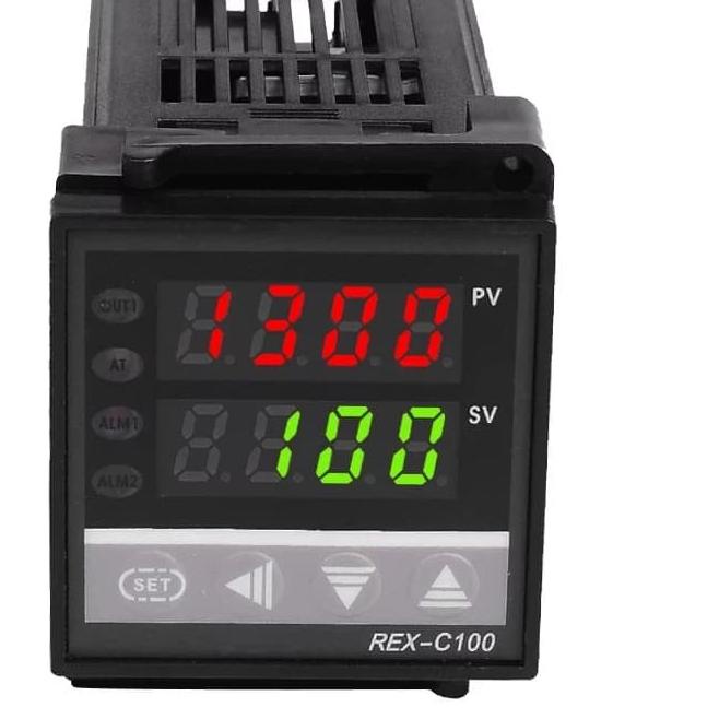 ☞ PID Rex RKG C100 Rex-C100 Output SSR 220V AC C 400C Module Modul Digital Temperature Temperatur Su