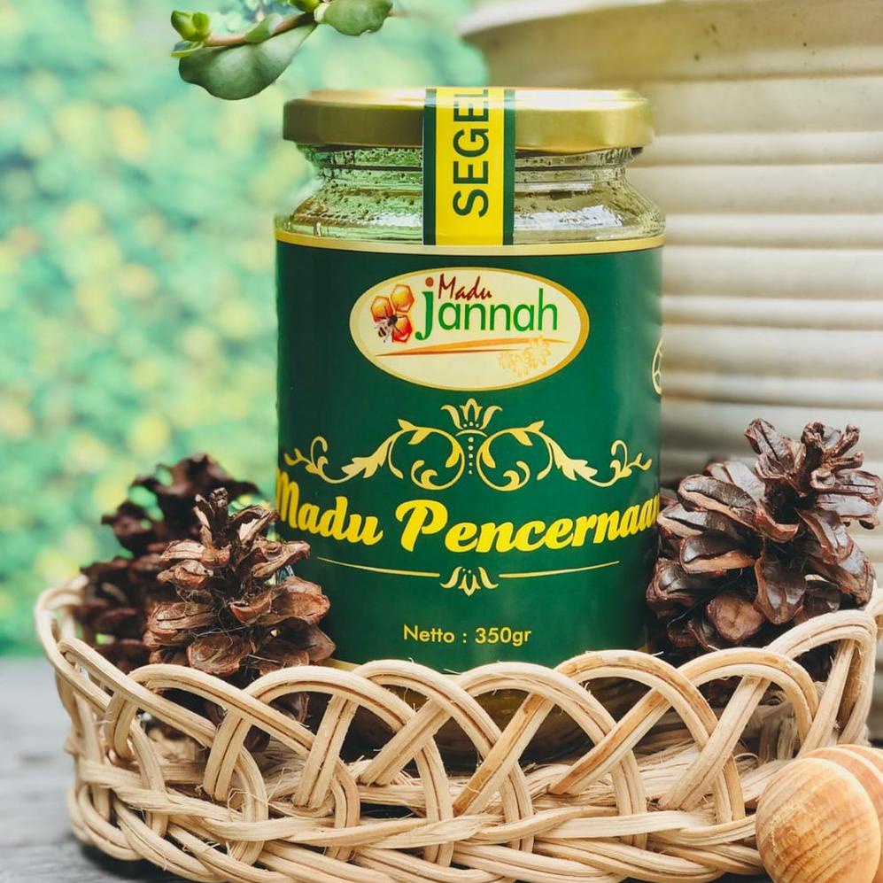 

gcu33 Madu Pencernaan Asam Lambung Gerd Maag Jannah 350gr Terbaik