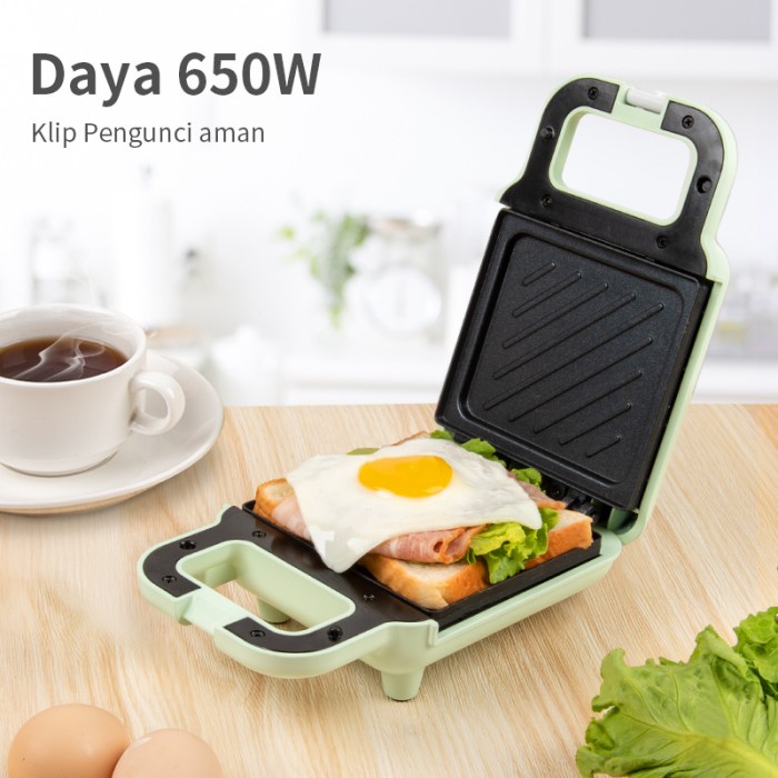 Simplus Sandwich Maker Low Watt Pemanggang Roti Toaster