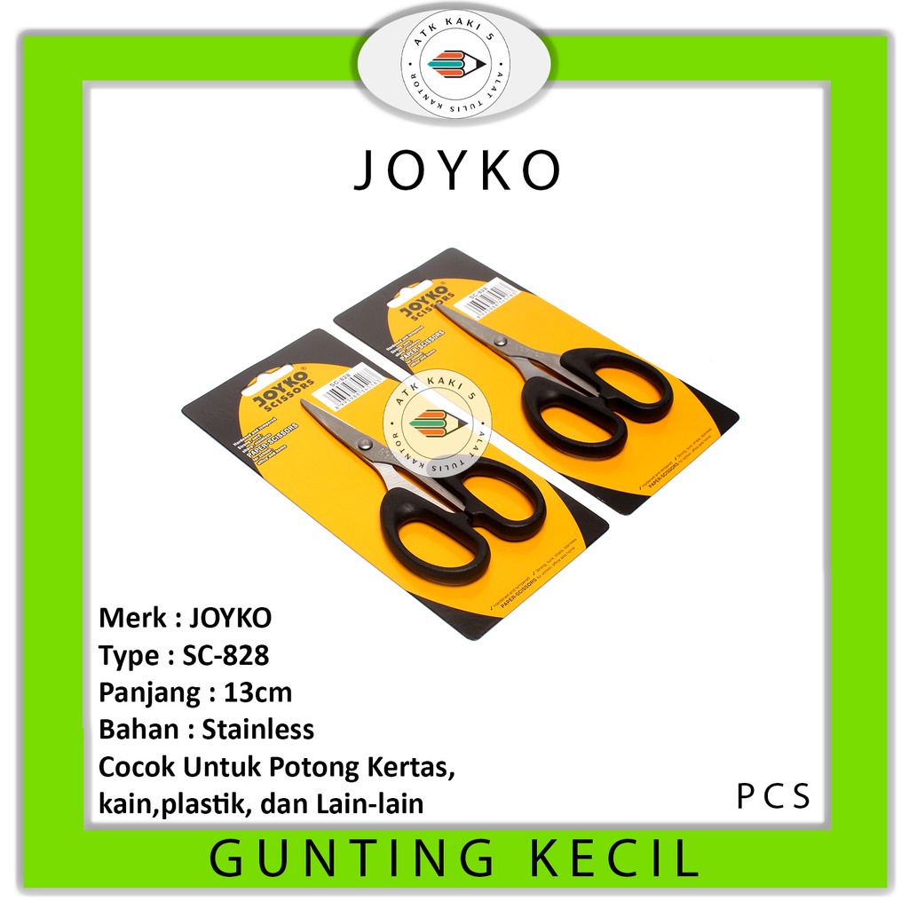 

JOYKO - Gunting Kecil SC-828 stainless steel - Pcs