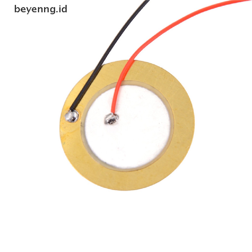 Beyen 10PCS 27mm Sounder Sensor Trigger Drum Disc+Kawat Tembaga Piezo Elements ID