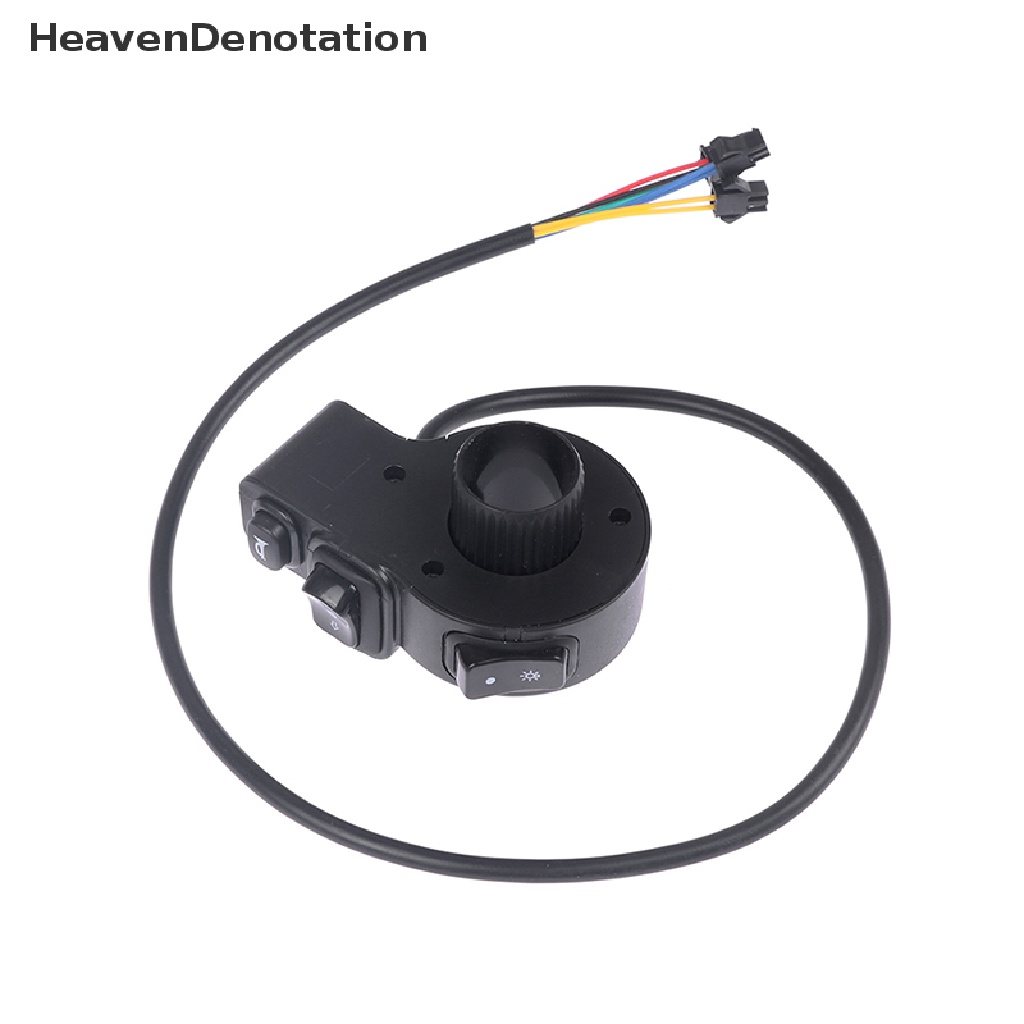 [HeavenDenotation] Saklar 3in1 Motor Sepeda Elektrik Scooter ATV Quad Lampu Sein Klakson Nyala HDV