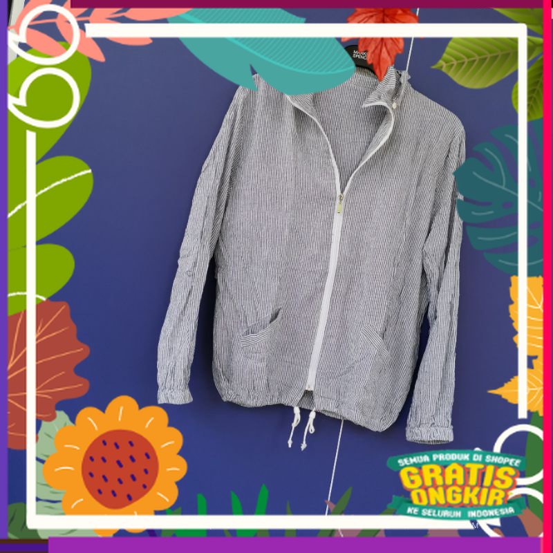 ON SALE CUMA 30 RIBU (NON VOUCHER) JAKET RUN SENAM ZUMBA JOGGING HARINGTON CASUAL 01 BERBAHAN PARASU